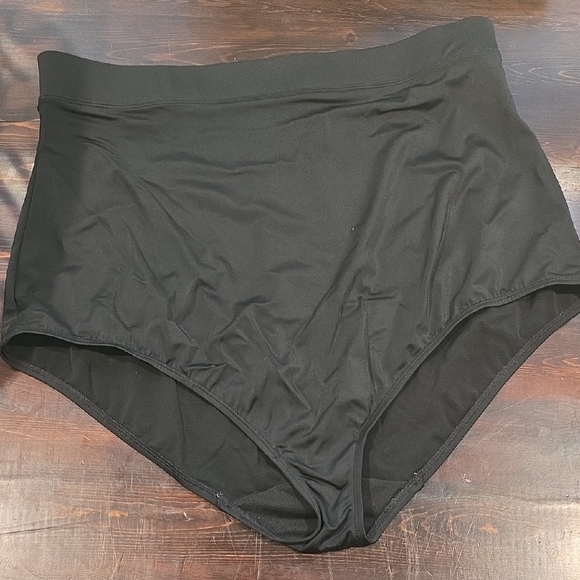 ​Cacique Swim Black High Waist High Rise Bikini Bottoms | Size 28 - Picture 1 of 2